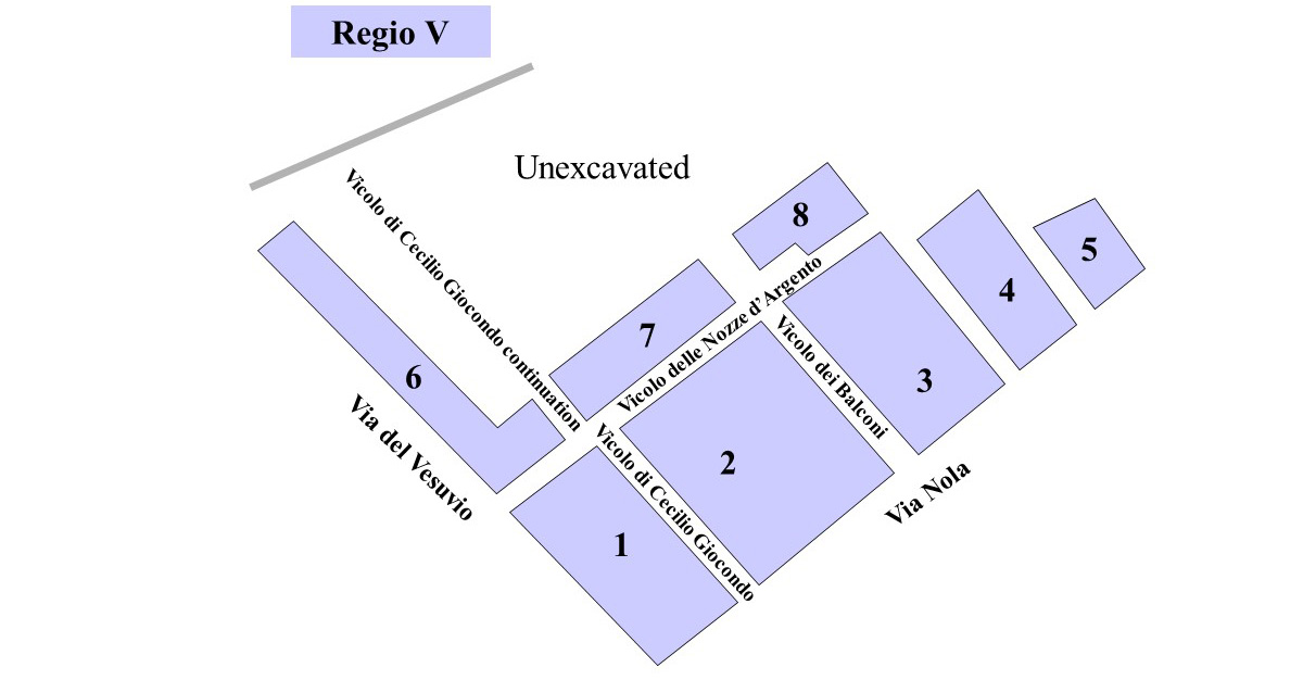 Pompeii Regio I Plan